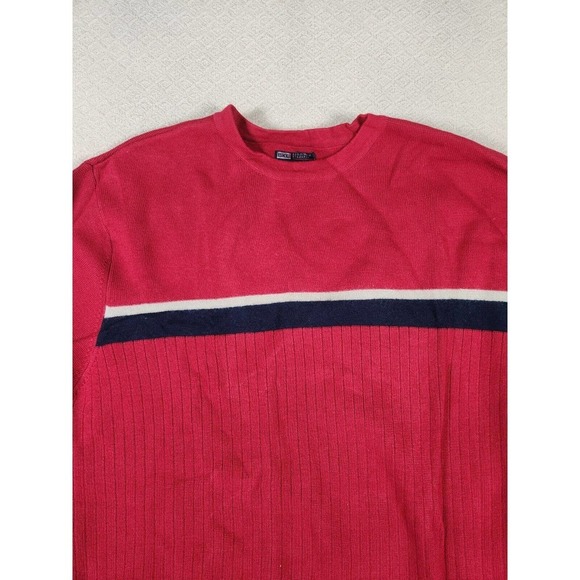 BKE Buckle Sweater Mens Small S Pullover Sweatshirt Crew Neck Red Cotton NWOT 2 - Picture 2 of 12